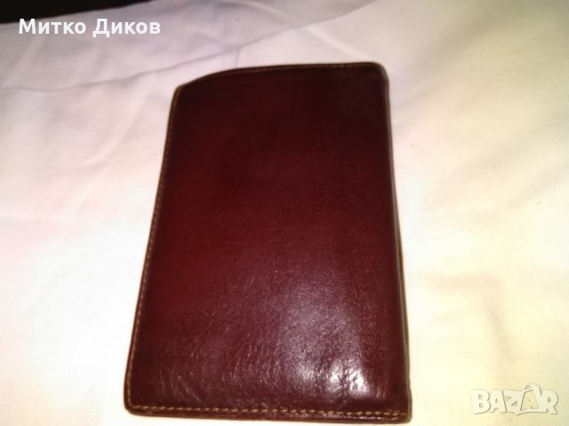 Портмоне естествена кожа АЗА 147х105 мм, снимка 3 - Портфейли, портмонета - 29848250