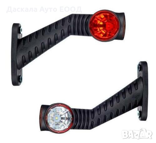 1 бр. тройни LED ЛЕД рогчета , габарити , 12-24V , Полша , снимка 2 - Аксесоари и консумативи - 35554253