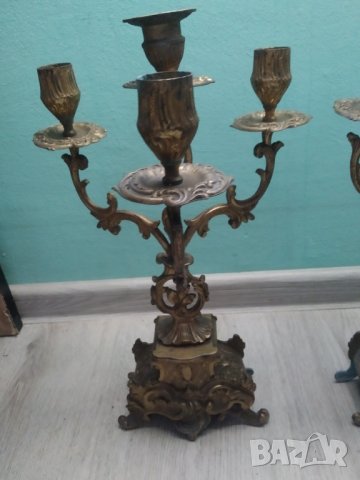 два свещници рококо, снимка 3 - Други ценни предмети - 39151527