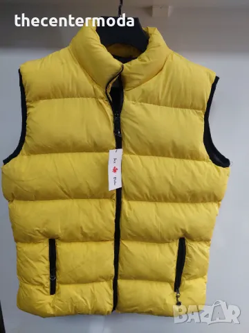 Мъжки жълт елек Polo