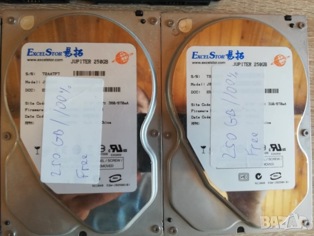 5 броя HDD хард диск, снимка 2 - Твърди дискове - 55719551
