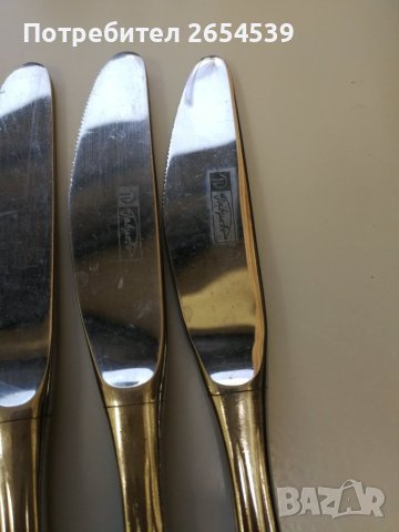 Български ножове Петко Денев Габрово неръждаема стомана , снимка 3 - Прибори за хранене, готвене и сервиране - 42511086