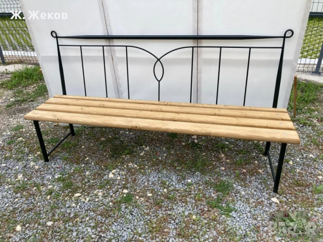 Две градински пейки, снимка 3 - Градински мебели, декорация  - 52518378