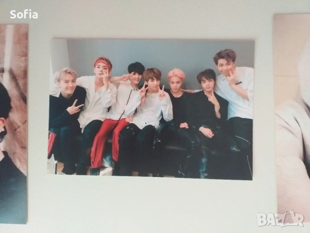 сет картички на BTS голям размер чисто нови, снимка 2 - Колекции - 54330456