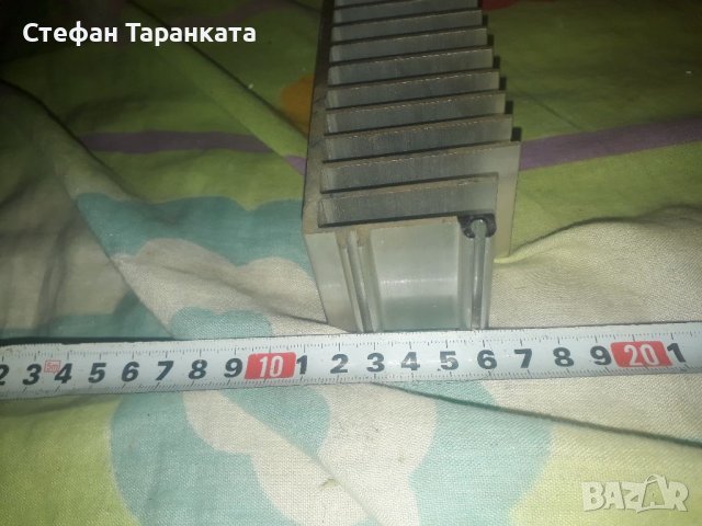 Алуминиев радиатор-охладител за аудио усилватели, снимка 3 - Други - 42899056