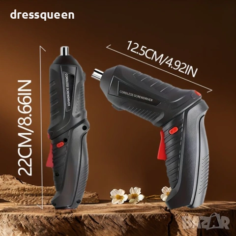 4940 Мощен мини винтоверт с USB захранване – идеалният инструмент за фина механика и сглобяване, снимка 8 - Винтоверти - 53929266