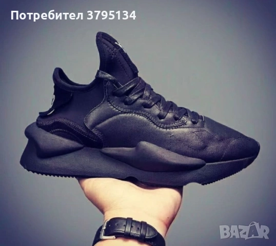 Заглавие: Adidas Yohji Yamamoto Kaiwa Triple Black 38, снимка 2 - Маратонки - 53357778