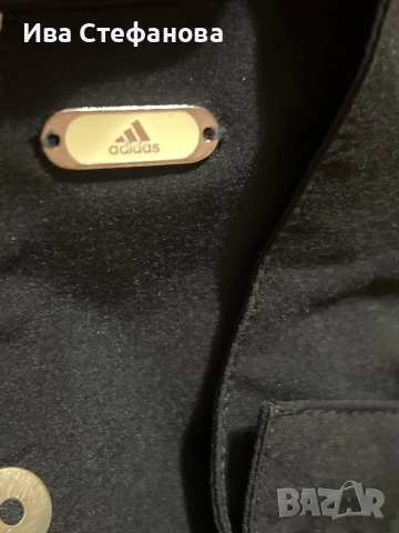 Уникален спортен елегантен оригинален марков черен панталон Adidas Адидас , снимка 6 - Панталони - 51620250