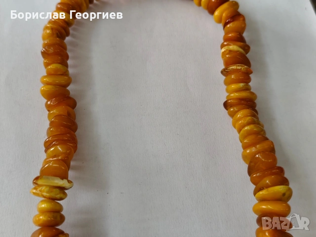 Гердан от кехлибар , снимка 3 - Колиета, медальони, синджири - 53945766