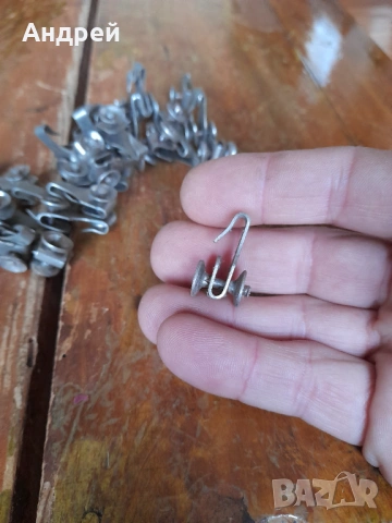 Стари кукички,куки за пердета #3, снимка 2 - Други ценни предмети - 53144055