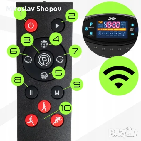 Вибрационна платформа 150W с Bluetooth, дистанционно и ластици – до 150 кг, снимка 8 - Фитнес уреди - 56107527