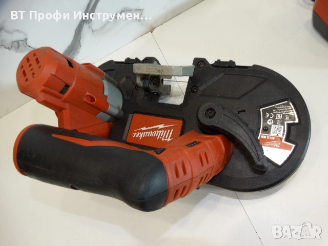 Milwaukee M12 BS - Лентов трион / банциг, снимка 5 - Други инструменти - 54297891