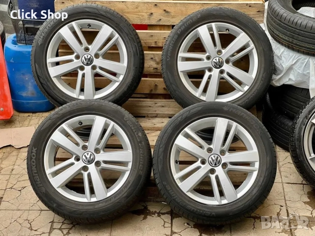 5х112 16 Джанти Фолксваген Голф Кади Тоуран VW Golf Caddy Touran 5x112, снимка 5 - Гуми и джанти - 52109192