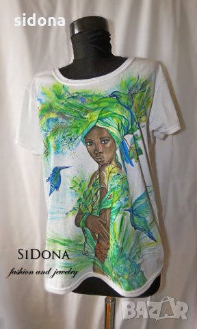 Рисувани тениски by SiDona, снимка 4 - Тениски - 23151231