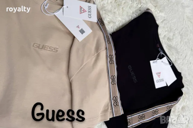 Памучни дамски тениски GUESS Различни цветове , снимка 6 - Тениски - 50413331