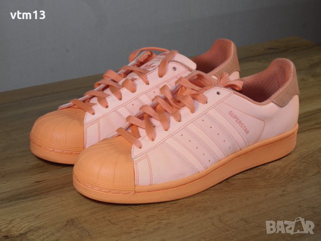 Adidas Superstar Adicolor Sun Glow - 42 номер Рефлективни!, снимка 4 - Маратонки - 39555870