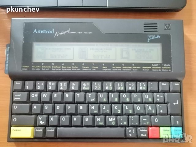 Ретро компютър  Amstrad NC100 Notepad, снимка 2 - Антикварни и старинни предмети - 40838436