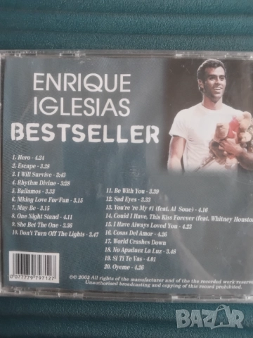 Enrique Iglesias – Bestseller - аудио диск музика, снимка 2 - CD дискове - 52091859