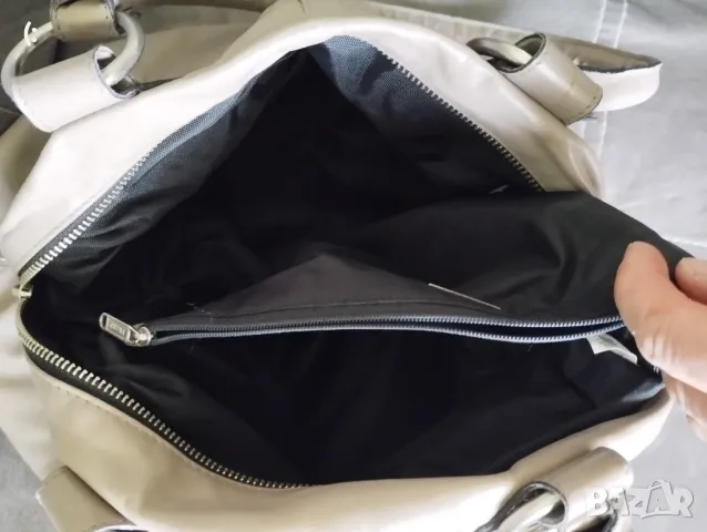 Бежова чанта Picard-естествена кожа., снимка 5 - Чанти - 49125549