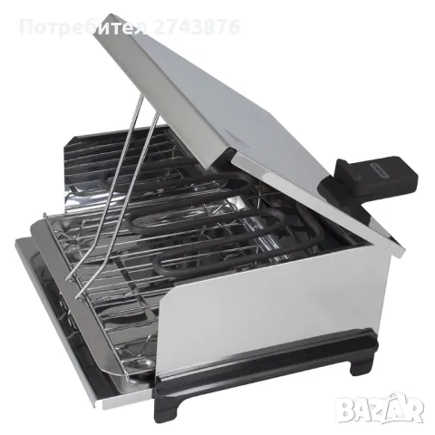 Парти грил Termomax TR202G, Сребрист, снимка 2 - Скари - 48865439