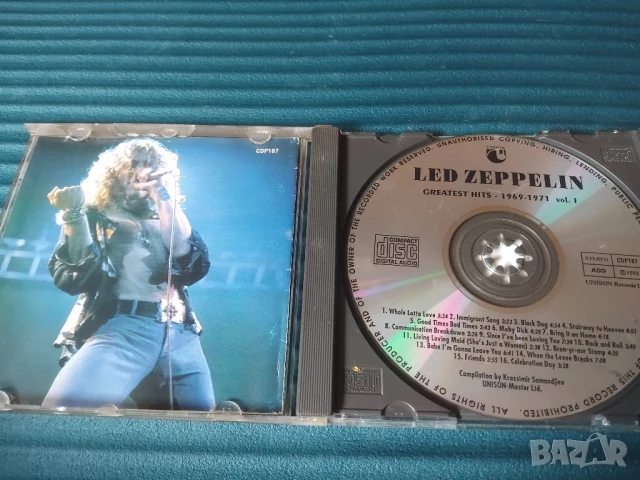 Led Zepelin Greatest hits 1969-1971 (Диск UNISON), снимка 2 - CD дискове - 50667534