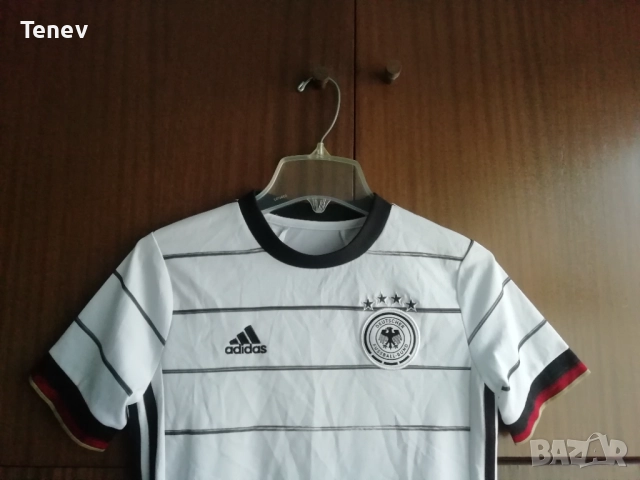 Германия Адидас оригинална детска тениска футболна фланелка 9-10г Germany Adidas , снимка 4 - Детски тениски и потници - 52987953