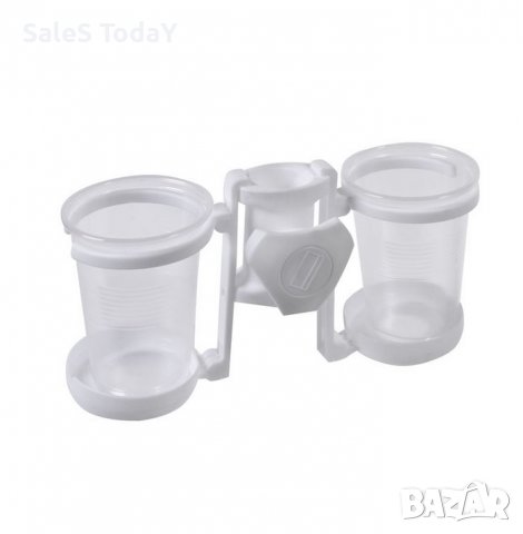 Стойка за чаши за чадър, Пластмаса, двойна, снимка 3 - Къмпинг мебели - 36789726