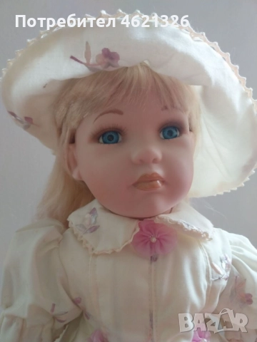 Винтидж колекционерска порцеланова кукла с ограничено издание от колекцията Leonardo рядка