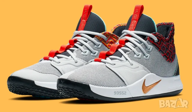 маратонки Nike PG 3 BHM Multicolor номер 44 ,5-45 - Пол Джордж, Jordan Kobe, снимка 7 - Маратонки - 50526498