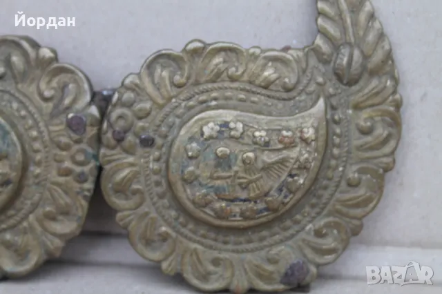 Стари бронзови пафти /1860-1890 та година/, снимка 6 - Антикварни и старинни предмети - 48706995