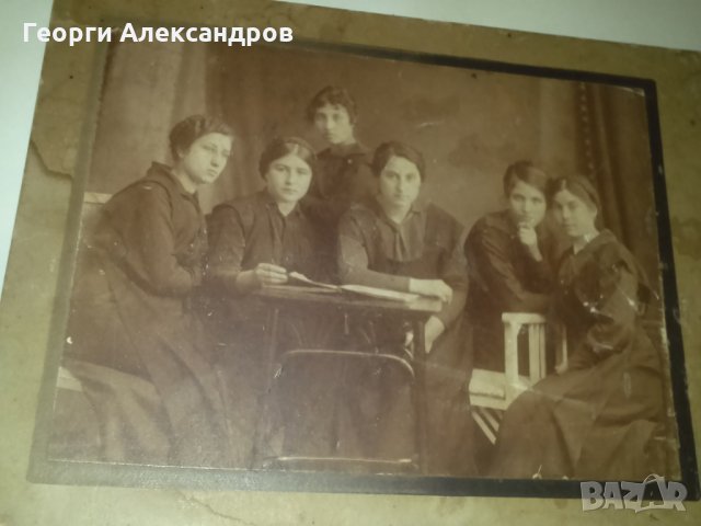 4 ЦАРСКА СНИМКА ФОТО Ст. МАНЧЕВА - БУРГАС ТВЪРД КАРТОН СТАРА, снимка 4 - Колекции - 29922368