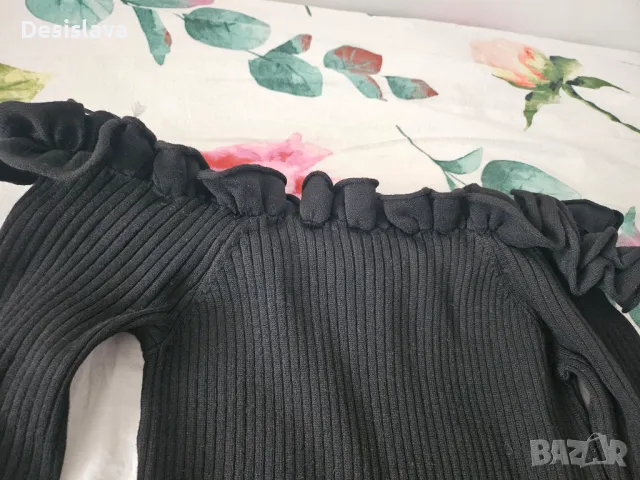 Черна рокля , снимка 2 - Рокли - 50062541