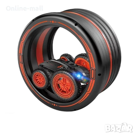 Каскадна количка с дистанционно- трансформираща се, въртяща се на 360, снимка 8 - Коли, камиони, мотори, писти - 51206437