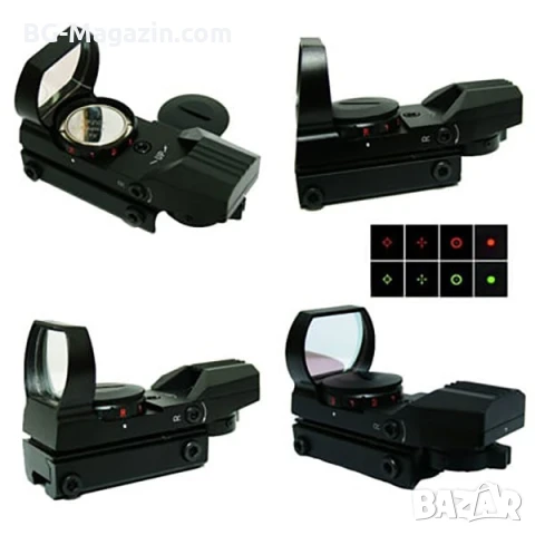 Тактически бързомерец мерник прицел с 4 фигури бързомер за въздушна пушка пистолет лов еърсофт, снимка 8 - Оборудване и аксесоари за оръжия - 51051662