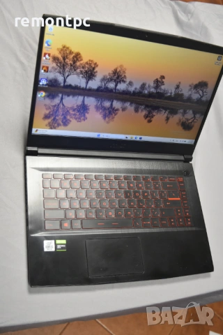 Gaming Laptop MSI GF63 10SCSR I5 16 GB 1650 TI SSD - топ състояние, снимка 3 - Лаптопи за игри - 53232154