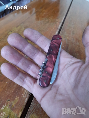 Стар джобен нож,ножче,ножка #164, снимка 3 - Други ценни предмети - 52946591