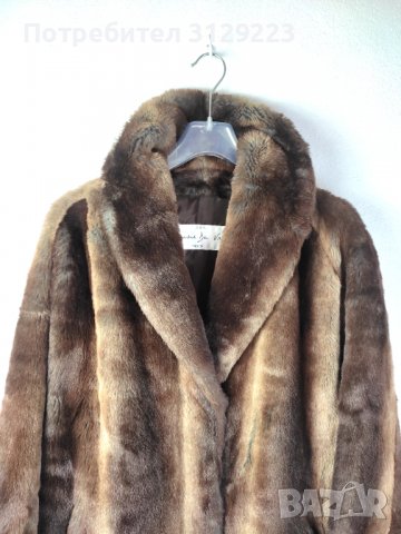 Comme du Vrai vintage fake fur coat 42, снимка 4 - Палта, манта - 38149423