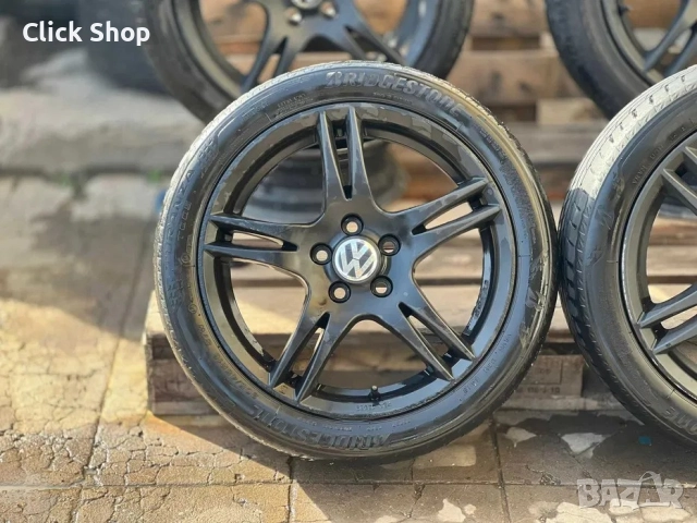 5х100 15 Цола Джанти Vw Golf 4 Polo 5x100, снимка 3 - Гуми и джанти - 52633006