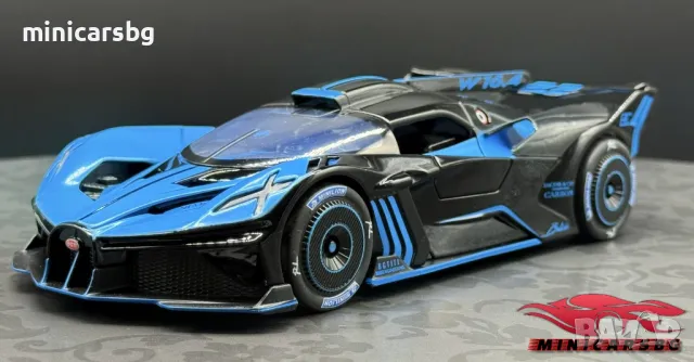 Метални колички: Bugatti Bolide Carbon Jacob & Co (Бугати Болид), снимка 5 - Колекции - 40084968