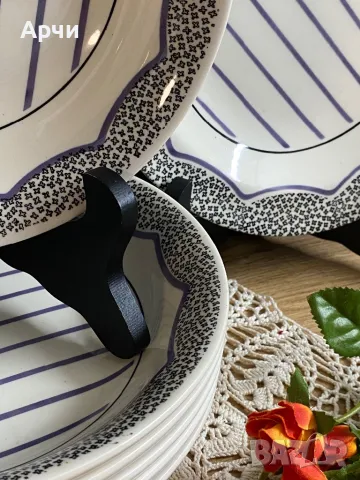 Английски порцеланови чинии -EIT , снимка 4 - Чинии - 49793041