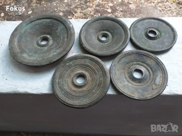 Стари бронзови османски теглилки за кантар - екзагии