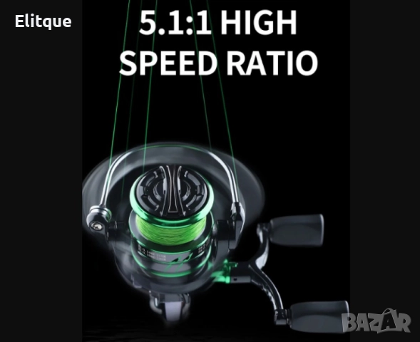 Макара за спининг с метална шпула и стоп лагер Osako, снимка 5 - Макари - 52862587