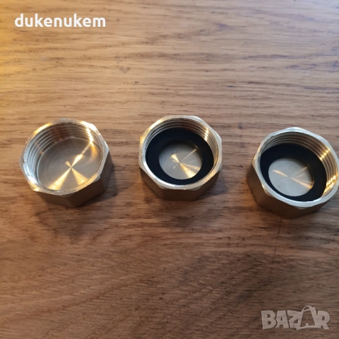 3 бр. Месингова капачка G1, 1 цол, снимка 8 - Други инструменти - 53188065