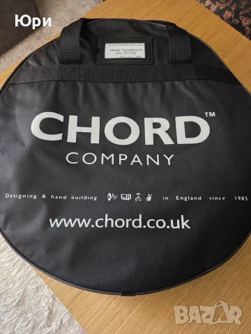 Кабел за тонколони Chord Signature XL, 2бр-чифт. Слушан е 5-6 месеца