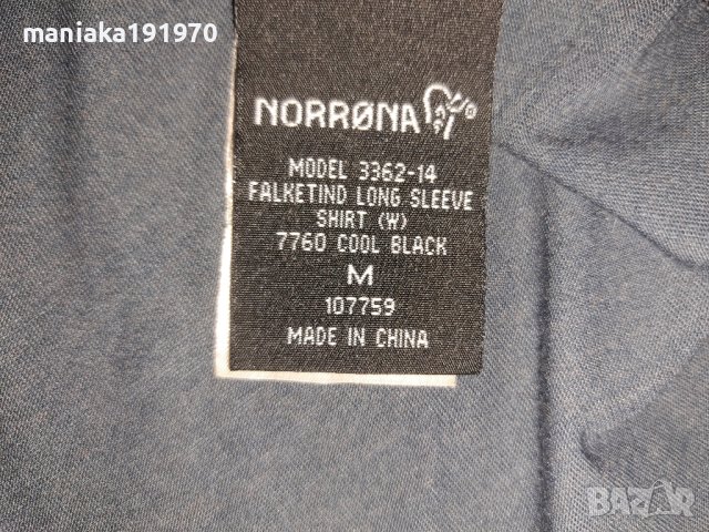 Norrona Falketind Long Sleeve Shirt (М) дамска спортна блуза, снимка 5 - Спортни екипи - 42240727