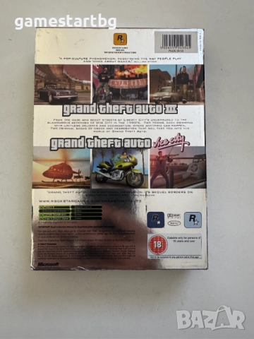 Grand Theft Auto Double Pack за Xbox classic/Xbox original, снимка 3 - Игри за Xbox - 52181140