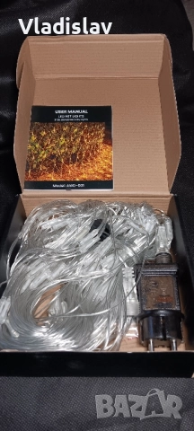 Външна светлинна мрежа 3 x 2 м 208 LED, снимка 2 - Лед осветление - 52418125