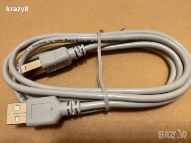 Кабели за принтер USB Type A към Type B, снимка 4 - Друга електроника - 29605454