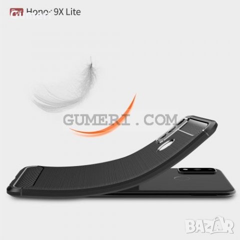 Huawei Honor 9X Lite - Карбонов Удароустойчив Гръб, снимка 12 - Калъфи, кейсове - 32104648