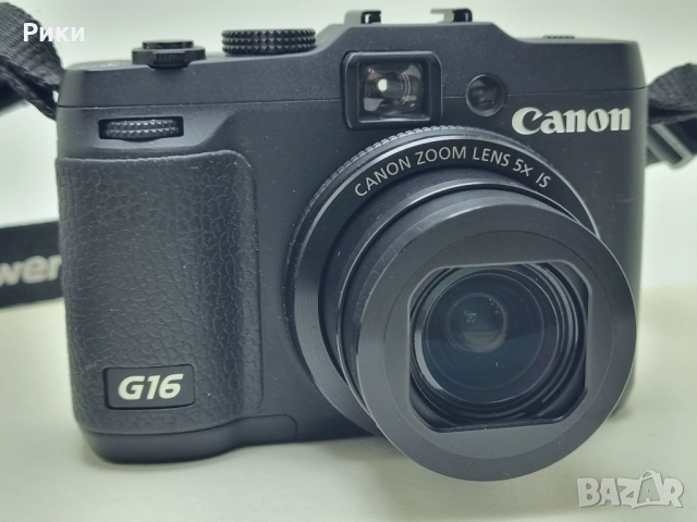 Canon PowerShot G16 Digital Camera 12.1MP 1080P/60p HD, снимка 6 - Фотоапарати - 52727740